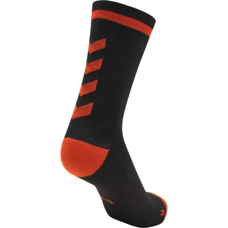Chaussettes Handball Hummel noires et rouges - Sport time