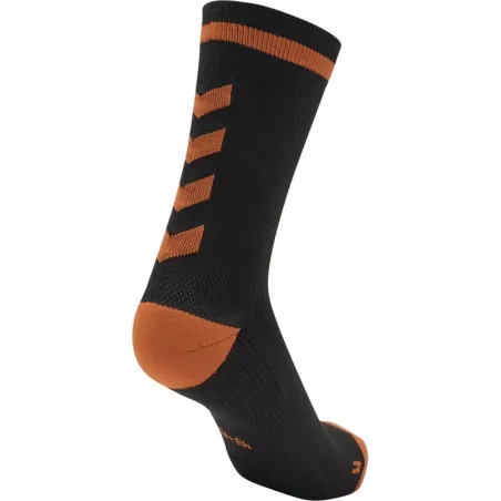 Chaussettes Handball Hummel noires et oranges - Sport time