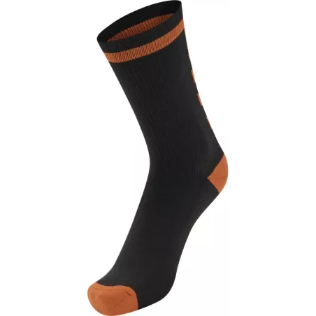 Chaussettes Handball Hummel noires et oranges - Sport time