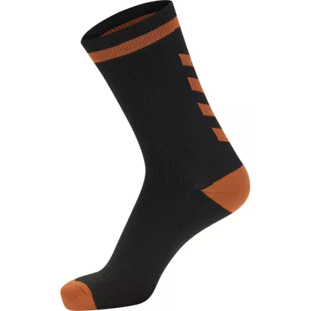 Chaussettes Handball Hummel noires et oranges - Sport time