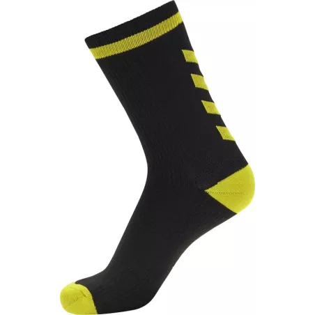 Chaussettes Handball Hummel noires et jaunes - Sport time
