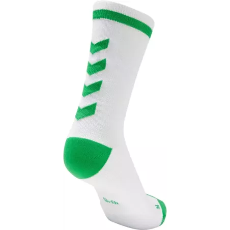 Chaussettes Handball Hummel blanches et vertes - Sport time