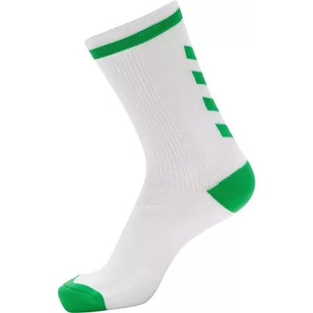Chaussettes Handball Hummel blanches et vertes - Sport time