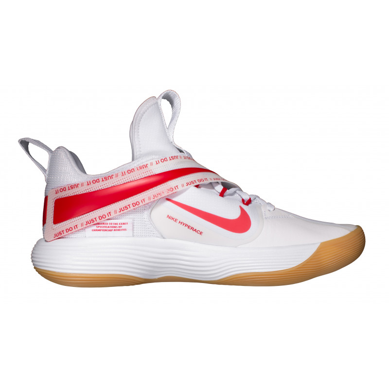Chaussures Nike React Hyperset blanches/rouges