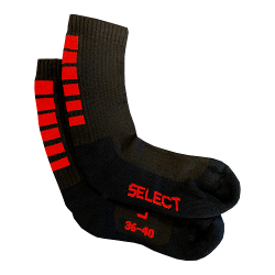 Chaussettes Select Sports noires/rouges