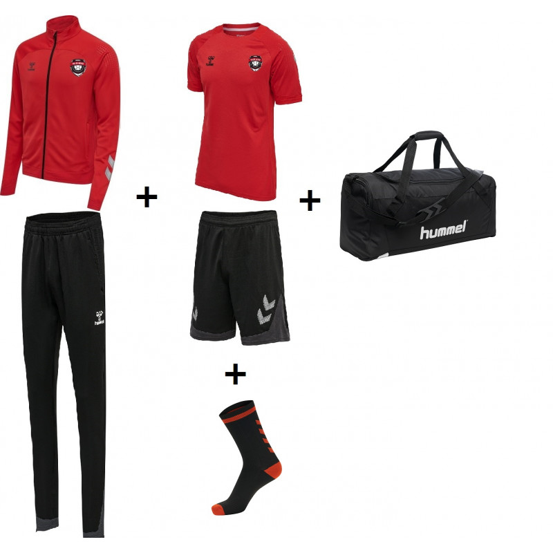 PACK Survêtement + Maillot + Short + Chaussettes + Sac Hummel Club Val de  Meuse HB