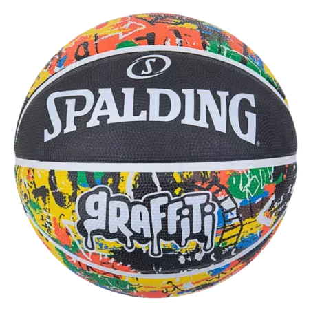 Ballon basketball Spalding Rainbow Graffiti Rubber - Sport-time
