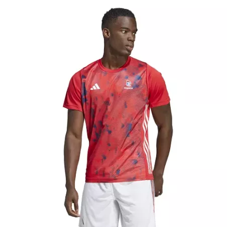 Maillot échauffement équipe de France de handball - Sport-time