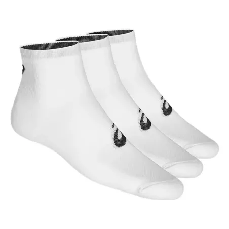 Chaussettes Asics mi-hautes lot de 3 blanches - Sport-time