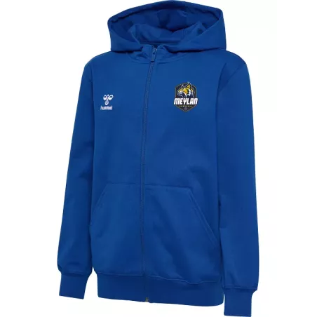 Sweat à capuche zippé enfant / homme Meylan HB bleu