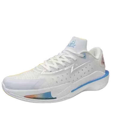 Chaussures basket Peak Taichi Lightning II blanches/bleues - Sport time