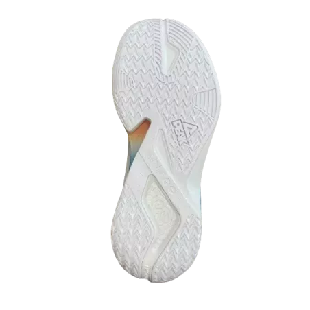 Chaussures basket Peak Taichi Lightning II blanches/bleues - Sport time