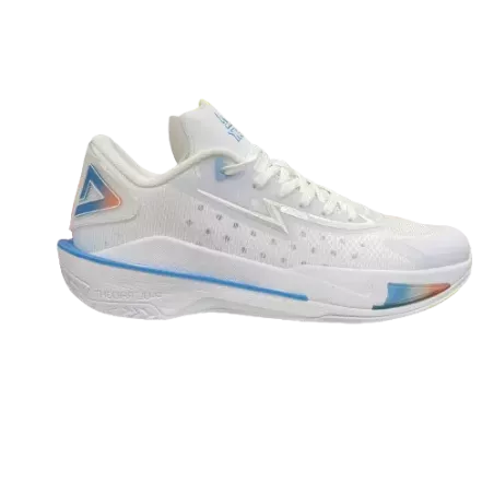 Chaussures basket Peak Taichi Lightning II blanches/bleues - Sport time