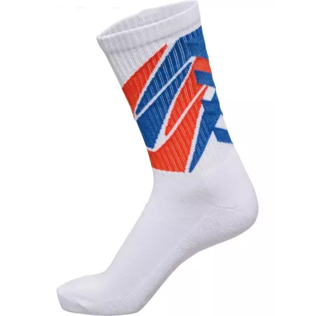 Chaussettes Handball Hummel Graphic blanches / oranges - Sport time