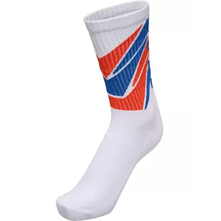 Chaussettes Handball Hummel Graphic blanches / oranges - Sport time