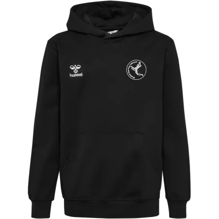 Sweat à capuche Hummel adulte noir Allevard HB - Sport time