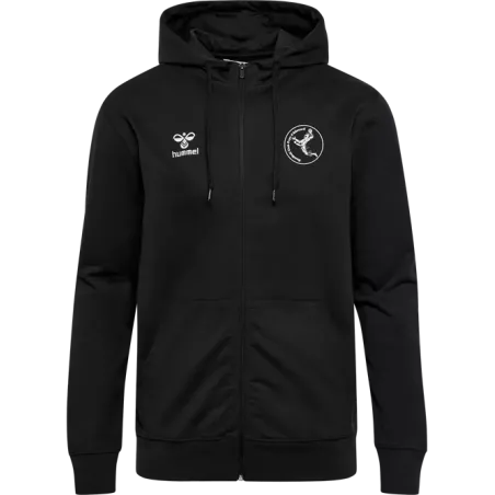 Sweat zippé Hummel adulte noir Allevard HB - Sport time