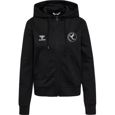 Sweat zippé Hummel adulte noir Allevard HB - Sport time