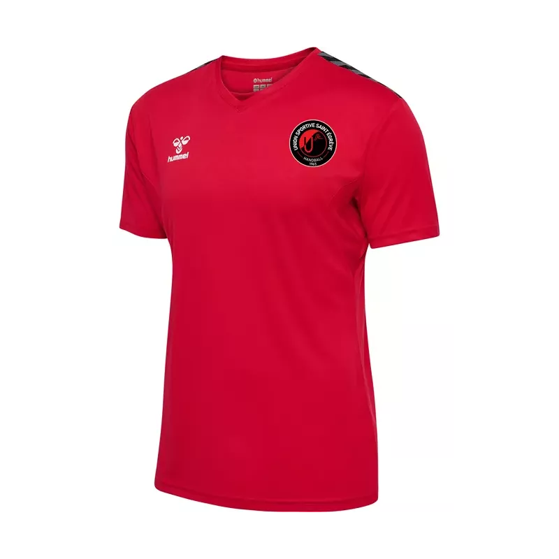 Hummel Vetement Handball Maillot Rouge Hummel USSE Handball Sport Time