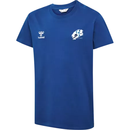 T-shirt bleu Hummel Uriage Handball
