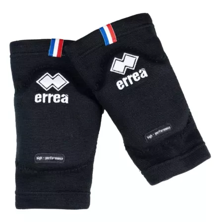 Genouillères de volley Errea France noires - Sport Time