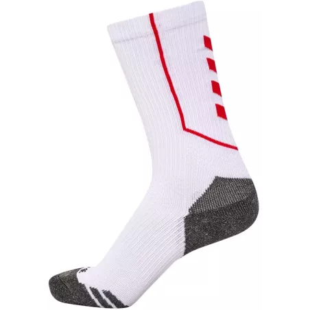 Chaussettes handball Hummel Pro Training blanches/rouges- Sport Time