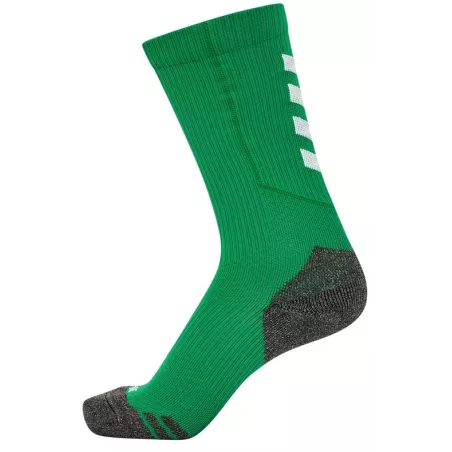 Chaussettes handball Hummel Pro Training vertes/blanches - Sport Time