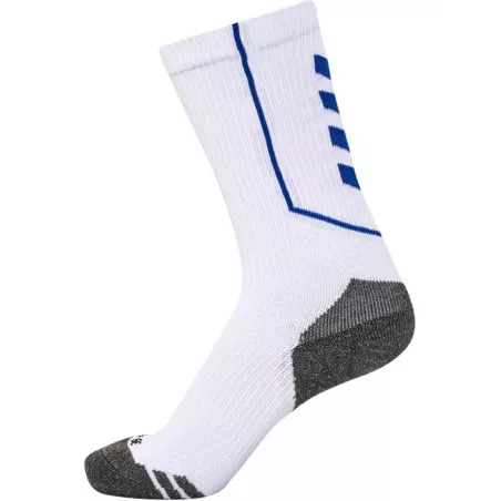 Chaussettes handball Hummel Pro Training blanches/bleue - Sport Time