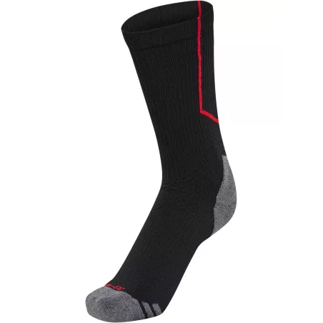 Chaussettes handball Hummel Pro Training noires/rouges | Sport Time