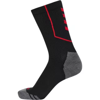 Chaussettes handball Hummel Pro Training noires/rouges | Sport Time