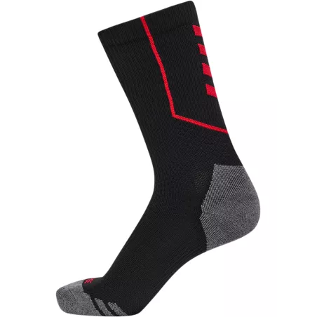 Chaussettes handball Hummel Pro Training noires/rouges | Sport Time