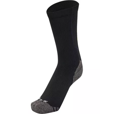 Chaussettes handball Hummel Pro Training noires/jaunes | Sport Time