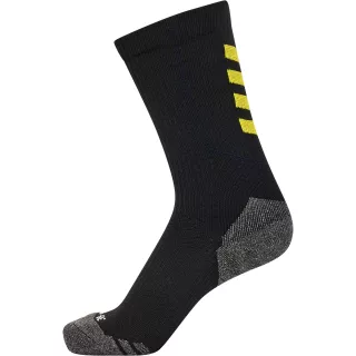 Chaussettes handball Hummel Pro Training noires/jaunes | Sport Time