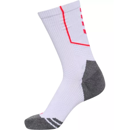 Chaussettes handball Hummel Pro Training blanches/roses | Sport Time