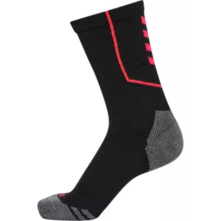 Chaussettes handball Hummel Pro Training noires/roses | Sport Time
