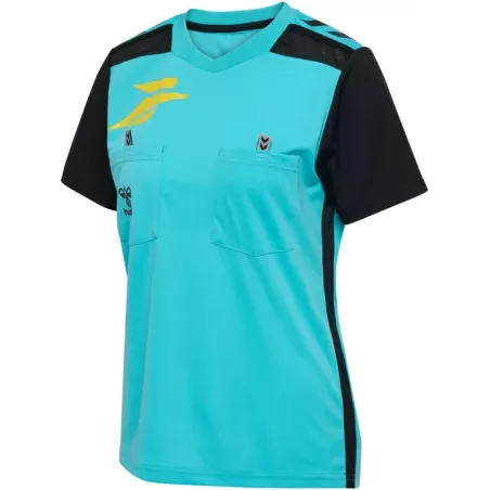 Maillot arbitre Hummel femme officiel FFHB bleu| Sport time
