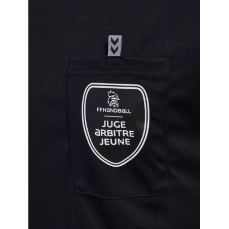 Maillot juge arbitre jeune Hummel officiel FFHB 2025/2026 noir| Sport time