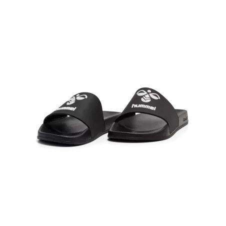 Claquettes Hummel noires | Sport Time