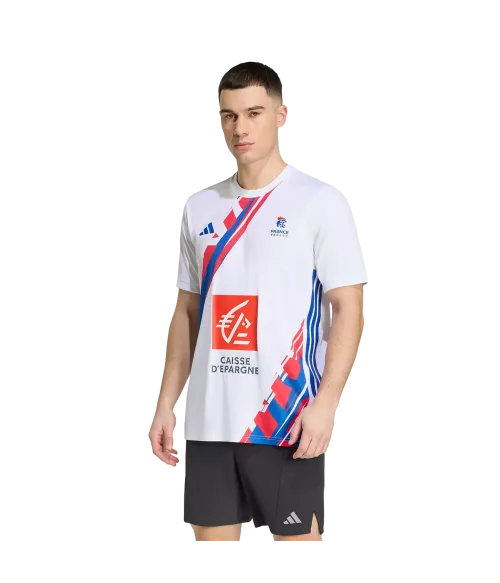 Maillot équipe de France de Handball adidas blanc 2026 | Sport Time