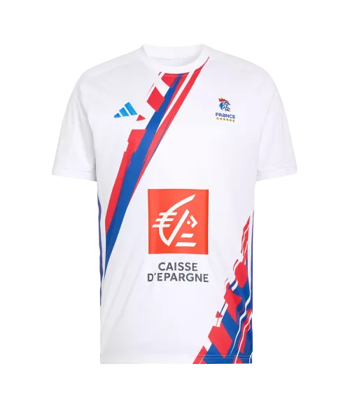 Maillot équipe de France de Handball adidas blanc 2026 | Sport Time