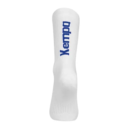 Chaussettes Kempa Logo Classic blanches et bleues| Sport time