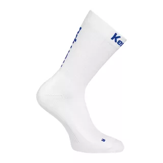 Chaussettes Kempa Logo Classic blanches et bleues| Sport time