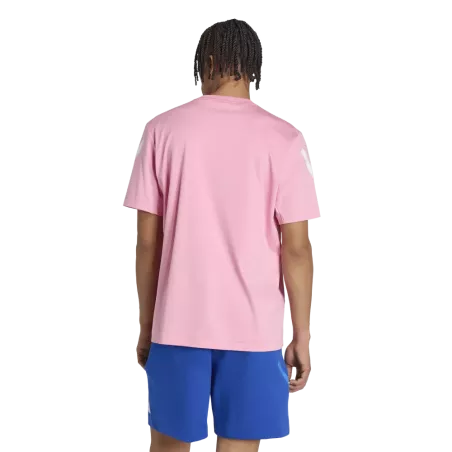Tee shirt équipe de France de handball masculin rose | Sport time