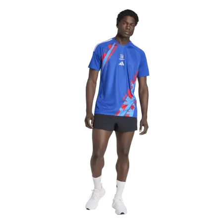 Maillot échauffement équipe de France de handball bleu | Sport time