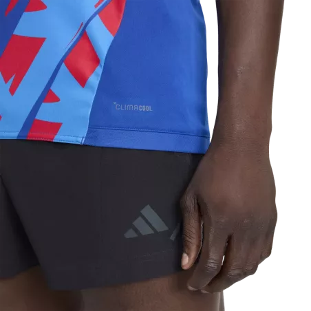 Maillot échauffement équipe de France de handball bleu | Sport time