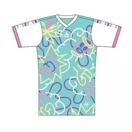Maillot handball Select Graffitti bleu enfant | Sport Time