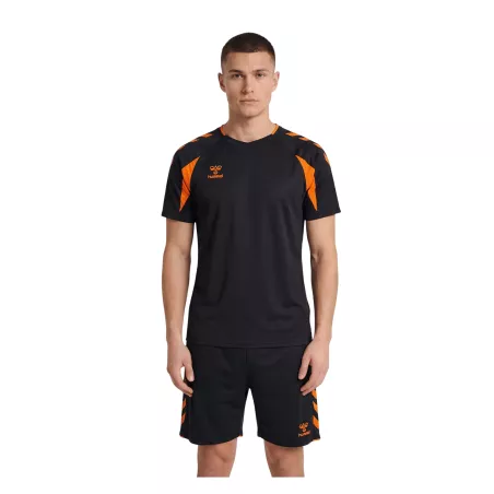 Maillot Hummel hmlCore 2.0 Jersey Noir et Orange | Sport Time