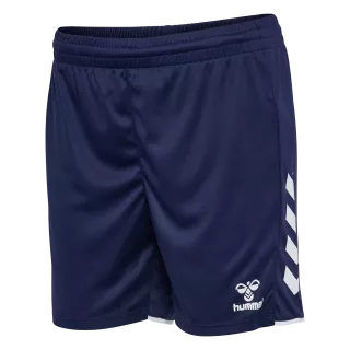 Short Hummel hmlCore 2.0 bleu femme | Sport Time