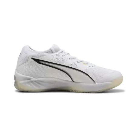 Chaussures handball Puma Eliminate Nitro SQD 4 blanche | Sport Time