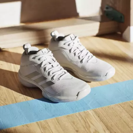 Chaussures volley adidas crazyflight 7 montantes femmes blanches | Sport time